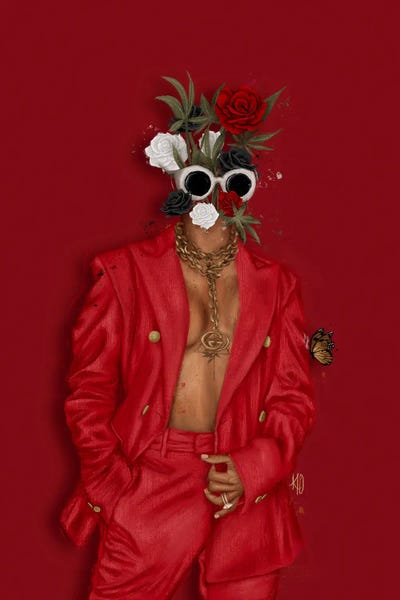 Fashion Brands: Buds And Roses Red by Roll Up and Paint