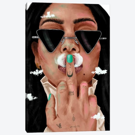 Fuck It Canvas Print #RLU6} by Roll Up and Paint Canvas Wall Art