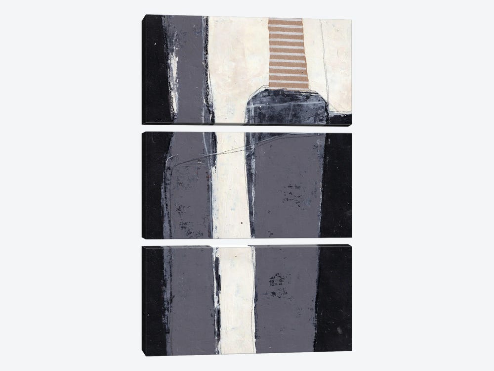 Vertical Grey by Roel Wielheesen 3-piece Canvas Print