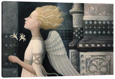 Bright Angel Canvas Art Print - Angel Art
