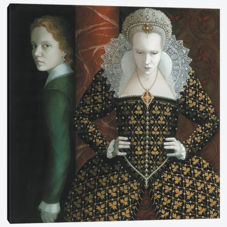 Cesario And Olivia Canvas Print #RLX5} by Rosalind Lyons Canvas Print