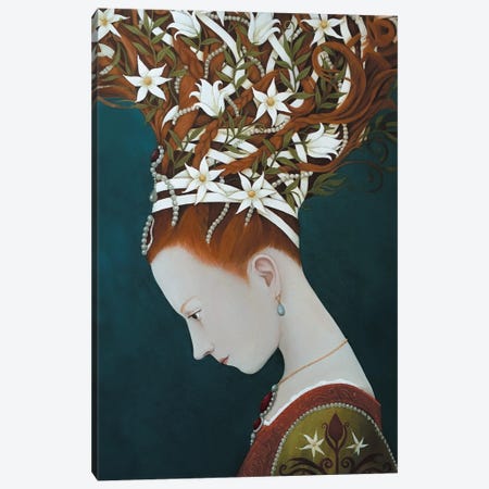 Maybe She Doth But Counterfeit Canvas Print #RLX9} by Rosalind Lyons Canvas Wall Art