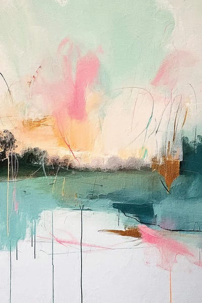 Art Pairs: Abstract Sunrise III by Willow Studio