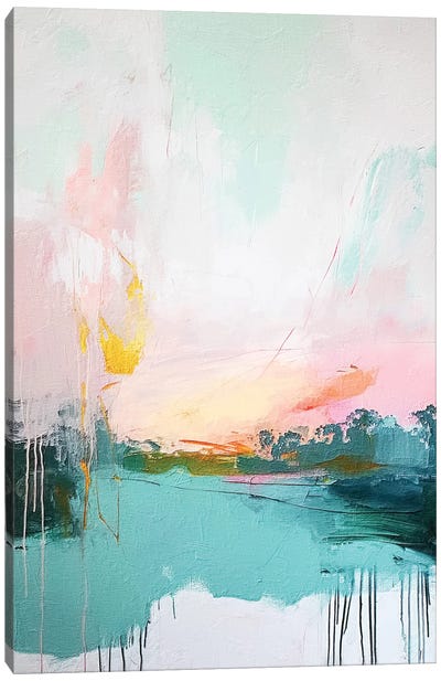 Abstract Sunrise IV Canvas Art Print - RileyB