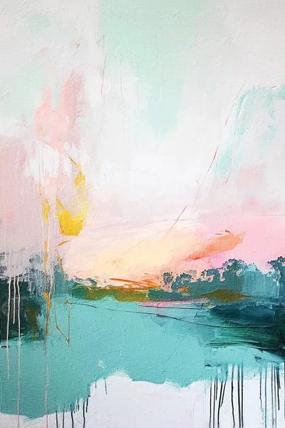 Art Pairs: Abstract Sunrise IV by Willow Studio