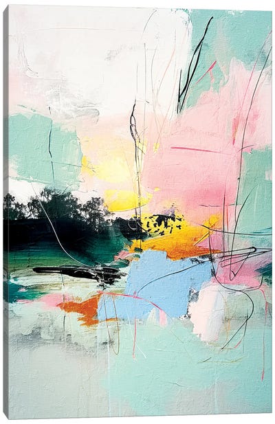 Abstract Sunrise VII Canvas Art Print - RileyB