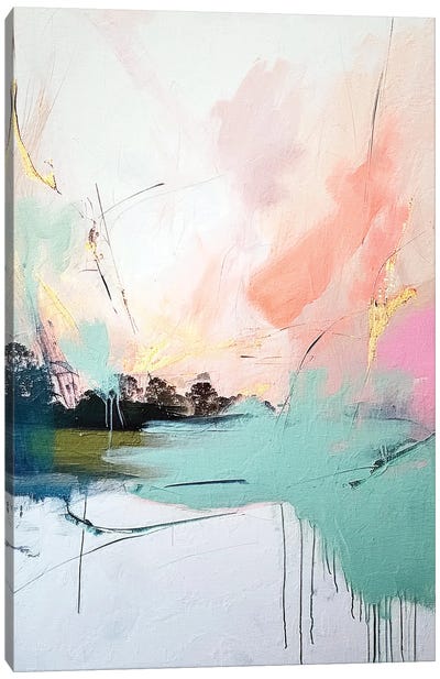 Abstract Sunrise IX Canvas Art Print - RileyB