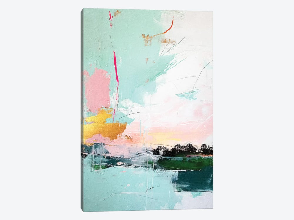 Abstract Sunrise XI by RileyB 1-piece Canvas Art