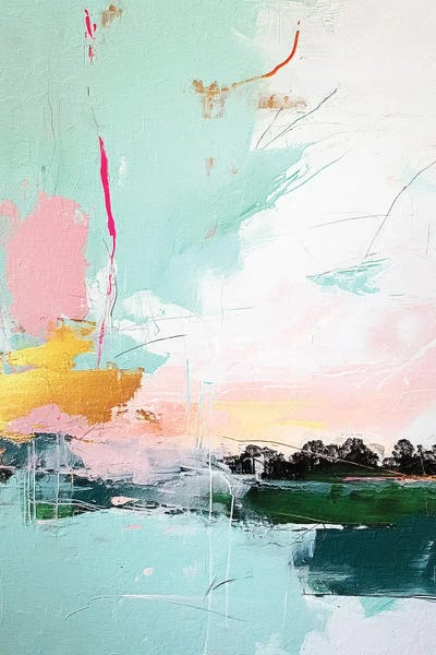 Art Pairs: Abstract Sunrise XI by Willow Studio