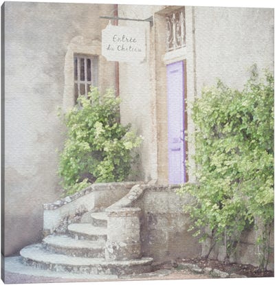 Violet Door Canvas Art Print - RileyB