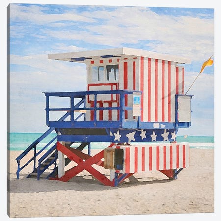 Lifeguard Stand IV Canvas Print #RLY12} by RileyB Canvas Print