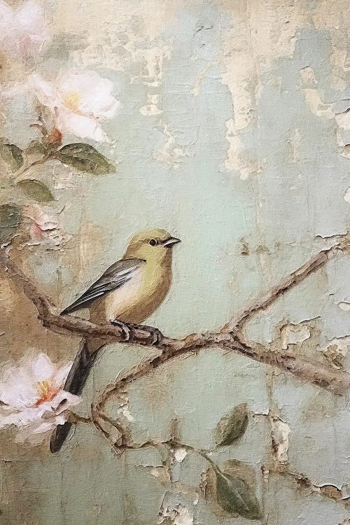 Cherry Blossom Bird XII