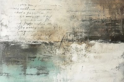 Abstract Scripted Landscape VIII by Willow Studio art print