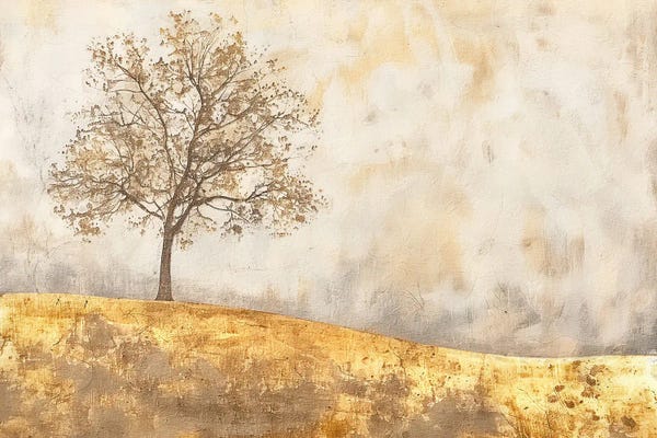 Willow Studio: Golden Landscape IV by Willow Studio