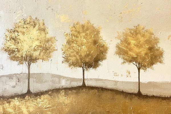 Willow Studio: Golden Landscape V by Willow Studio