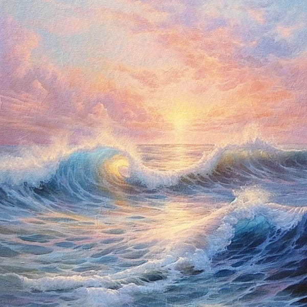 Willow Studio: Ocean Sunrise X by Willow Studio