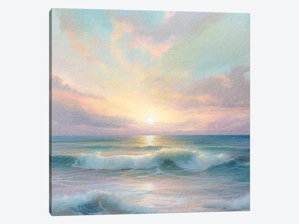 Ocean Sunrise XII by RileyB 1-piece Canvas Wall Art