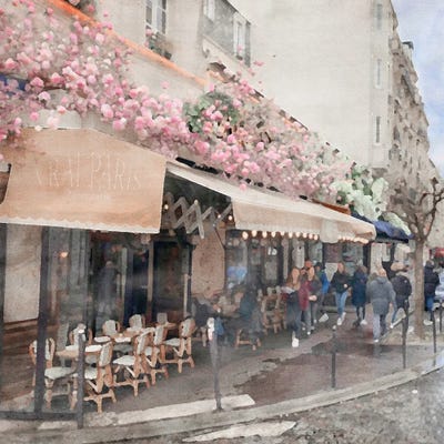 Pink Paris II by Willow Studio art print