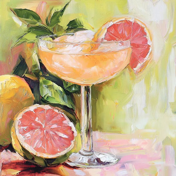 Decorative: Bold Grapefruit VI by Willow Studio