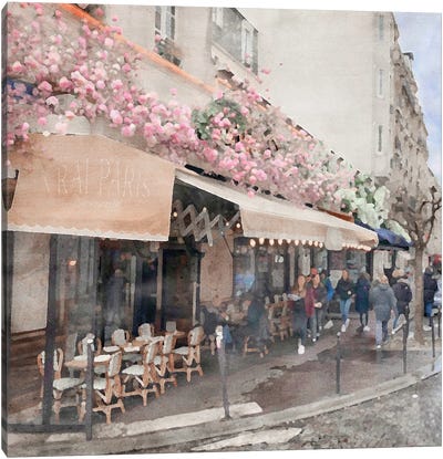 Pink Paris II Canvas Art Print - RileyB