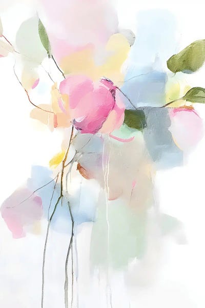 Delicate Pastel Abstract by Willow Studio art print