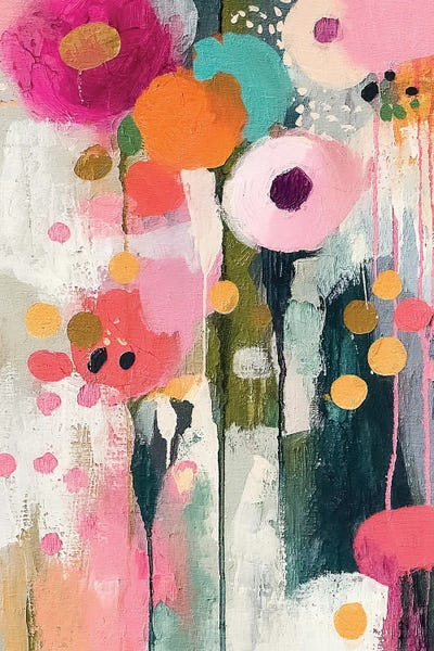 Decorative: Dripping Blooms VII by Willow Studio