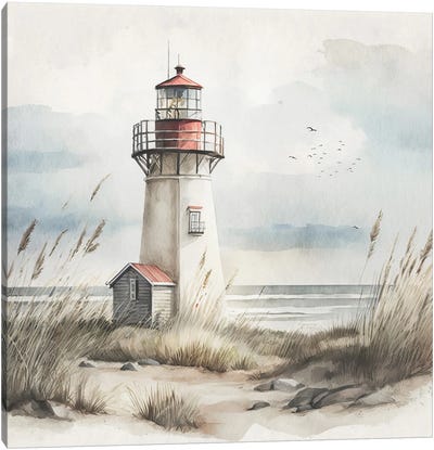 Lighthouse I Canvas Art Print - RileyB