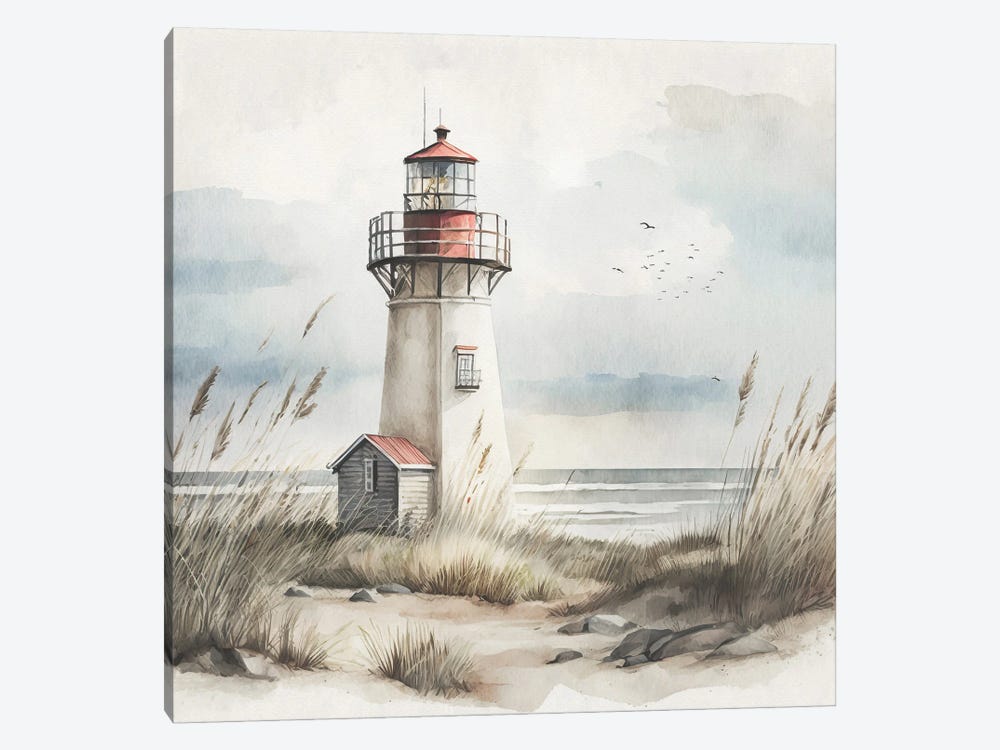 Lighthouse I by RileyB 1-piece Canvas Art