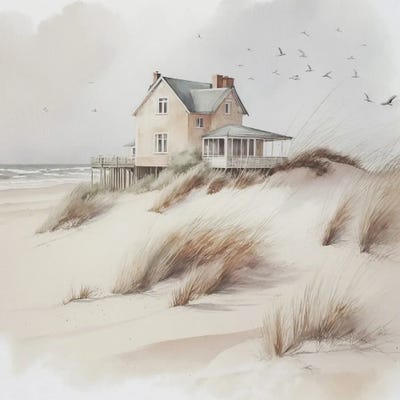 Beach House I by Willow Studio art print
