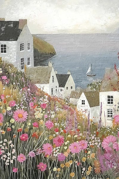 Cozy Cottage: Pink Sailboat V by Willow Studio