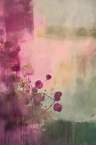 Art Pairs: Soft Pomergranate II by Willow Studio