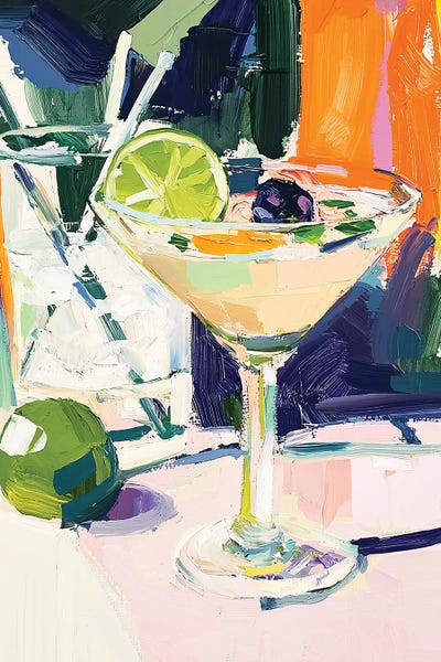 Lemons & Limes: Summer Cocktail XI by Willow Studio