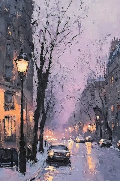 Canvas Print: Twilight in Paris I by Willow Studio