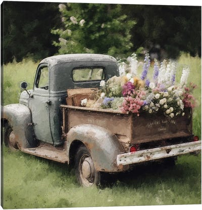 Flower Pickup X Canvas Art Print - RileyB