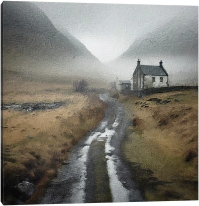 Scottish Highlands Canvas Art Print - Scotland Art