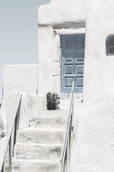 Greece: Dusty Blue Door VIII by Willow Studio