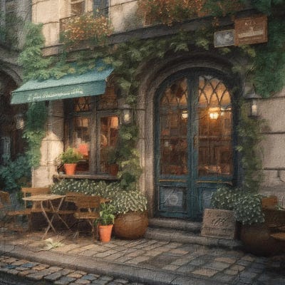 French Bistro III by Willow Studio acrylic art print