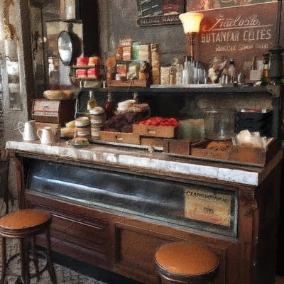 French Bistro VIII by Willow Studio art print