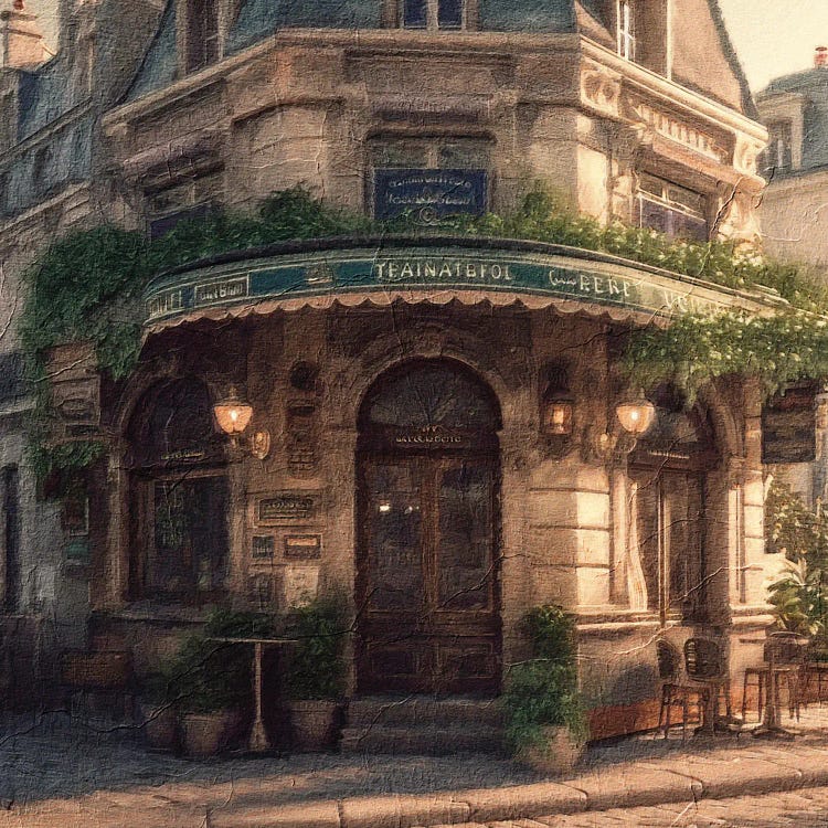 French Bistro X by Willow Studio wall art