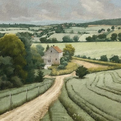 French Countryside II by Willow Studio acrylic art print