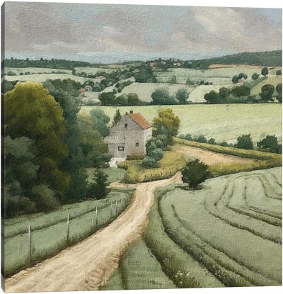 French Countryside II Canvas Art Print - RileyB