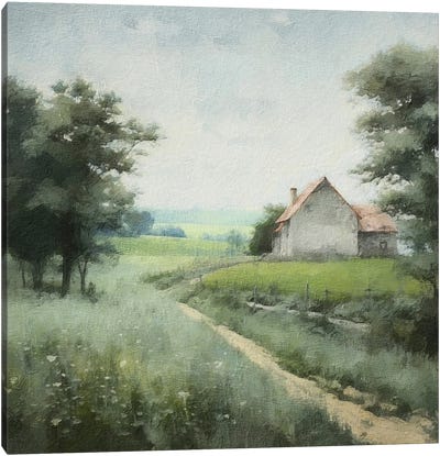 French Countryside IV Canvas Art Print - RileyB