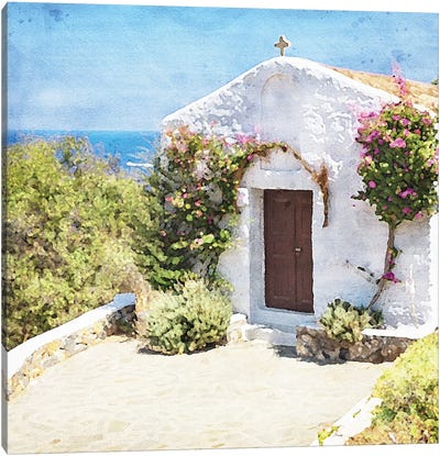 Hellenic Church Canvas Art Print - RileyB