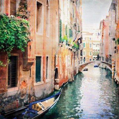 Italian Waterway by Willow Studio art print
