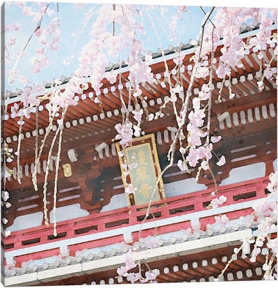 Japan In Spring Canvas Art Print - RileyB