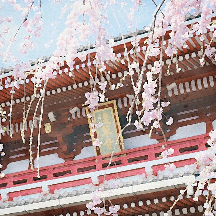 Japan In Spring by Willow Studio wall art