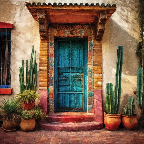 Doors: Mexican Door IV by Willow Studio