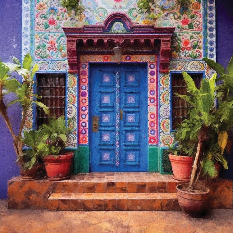 Mexican Door X by Willow Studio wall art