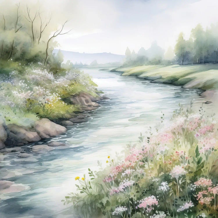 Summer River IX by Willow Studio wall art