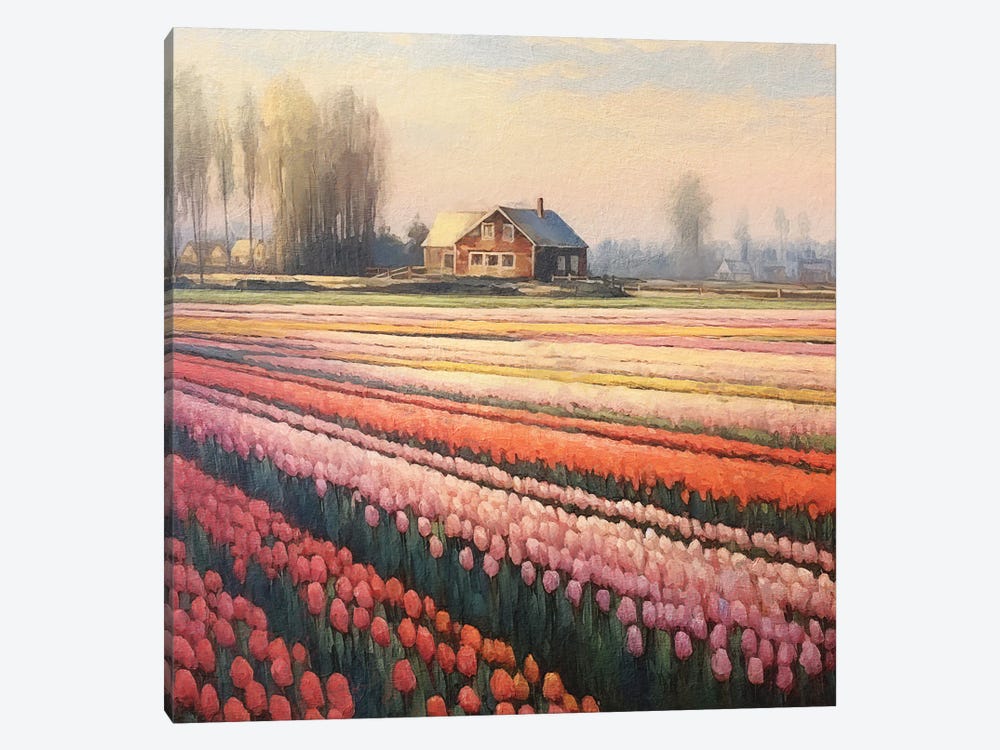 Tulip Fields III by RileyB 1-piece Art Print
